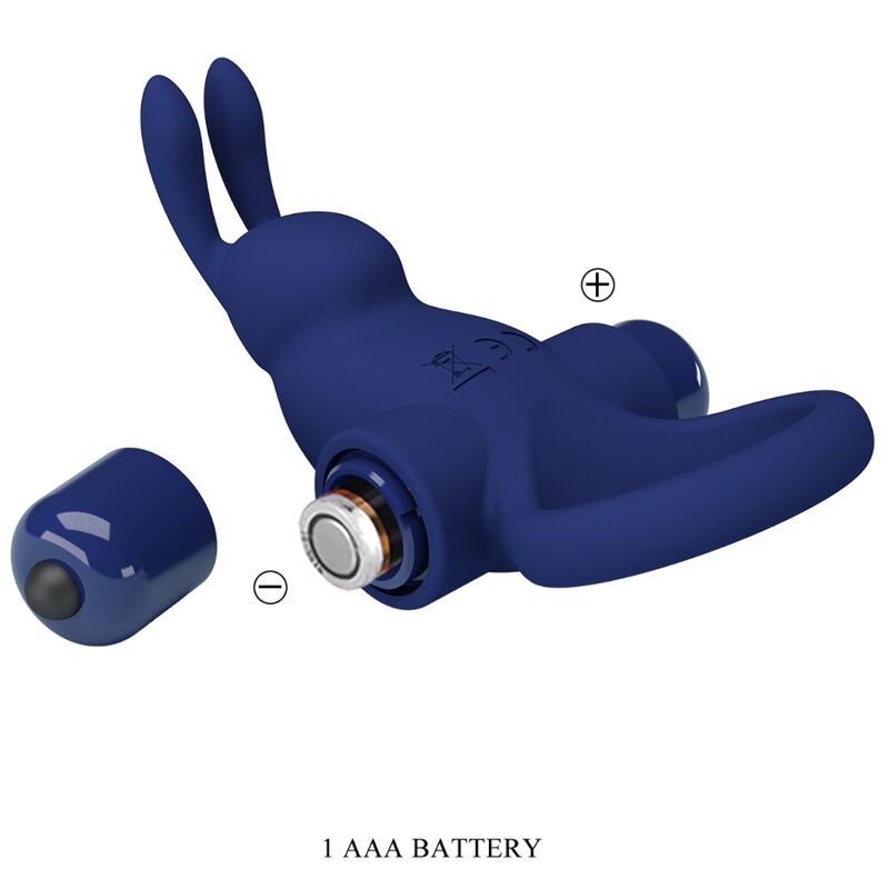 PRETTY LOVE - JIRO ANILLO RABBIT CON VIBRACIÓN AZUL - Imagen 2
