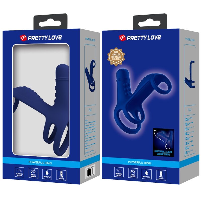 PRETTY LOVE - ANNEAU VIBRANT ELISH AVEC EXTENSION BLEU – Image 2