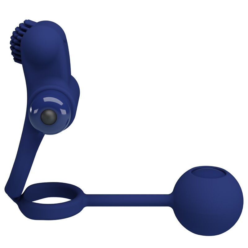 PRETTY LOVE - REMINGTON DOUBLE ANNEAU VIBRANT AVEC PLUG BLEU – Image 10