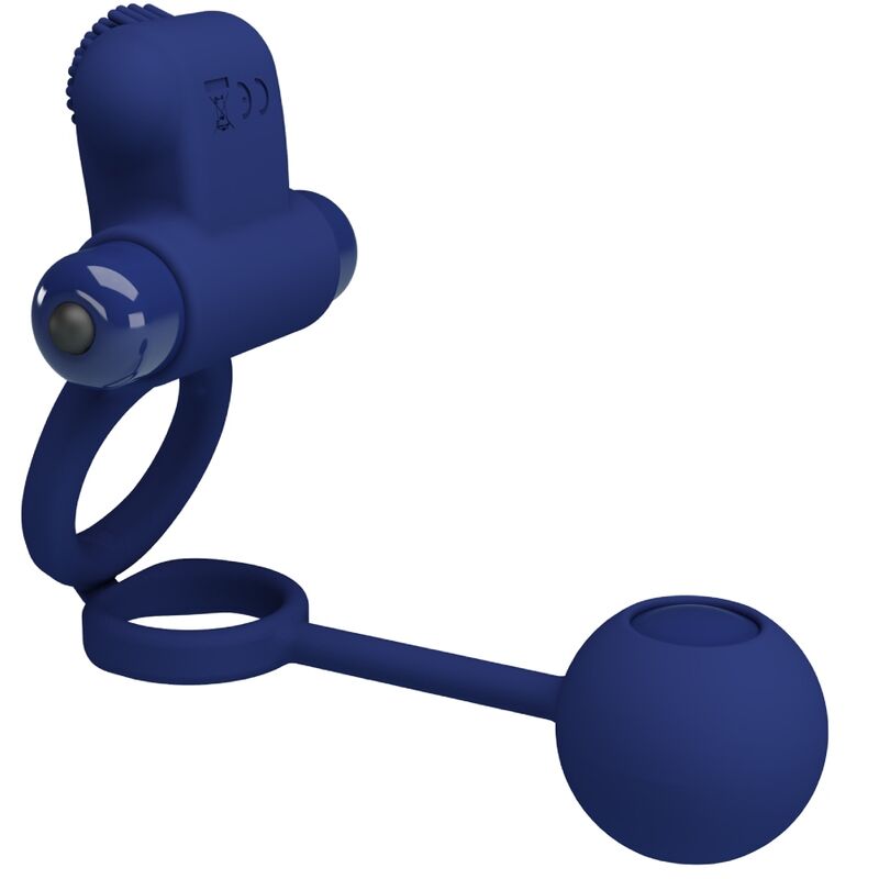 PRETTY LOVE - REMINGTON DOUBLE ANNEAU VIBRANT AVEC PLUG BLEU – Image 6
