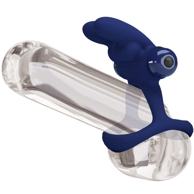 PRETTY LOVE - FRANCISCO DOUBLE ANNEAU VIBRANT LAPIN BLEU – Image 9