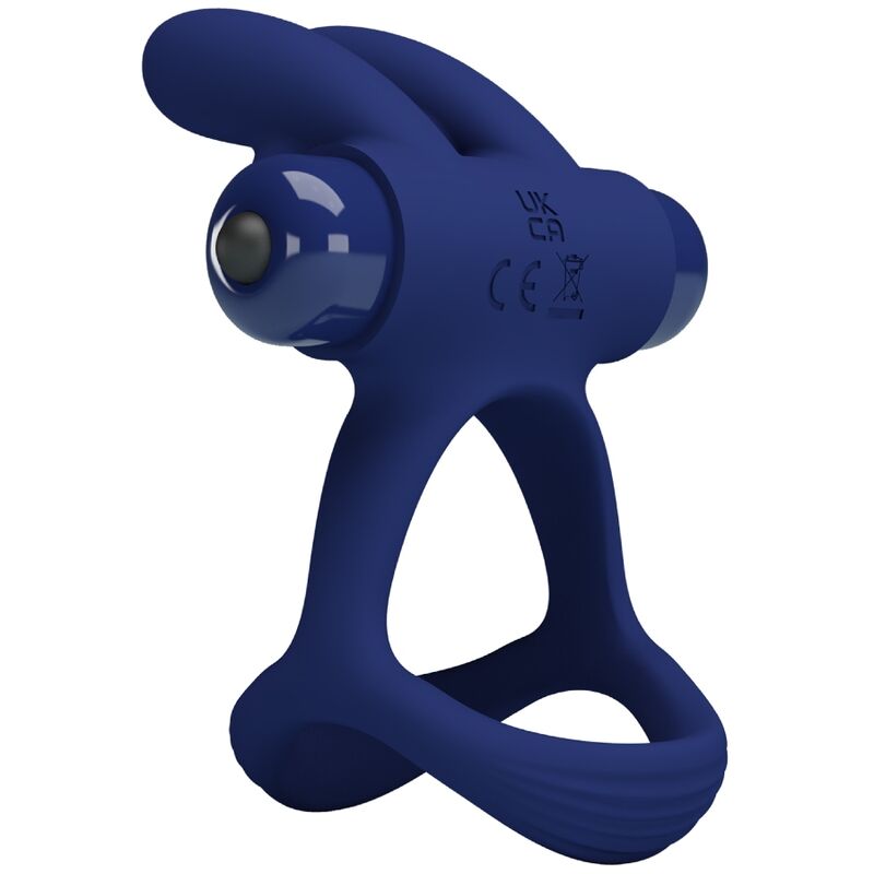 PRETTY LOVE - FRANCISCO DOUBLE ANNEAU VIBRANT LAPIN BLEU – Image 5