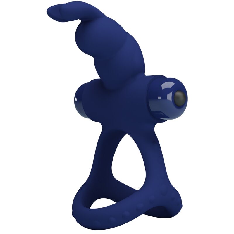 PRETTY LOVE - LUCHITO DOUBLE ANNEAU VIBRANT LAPIN BLEU – Image 6