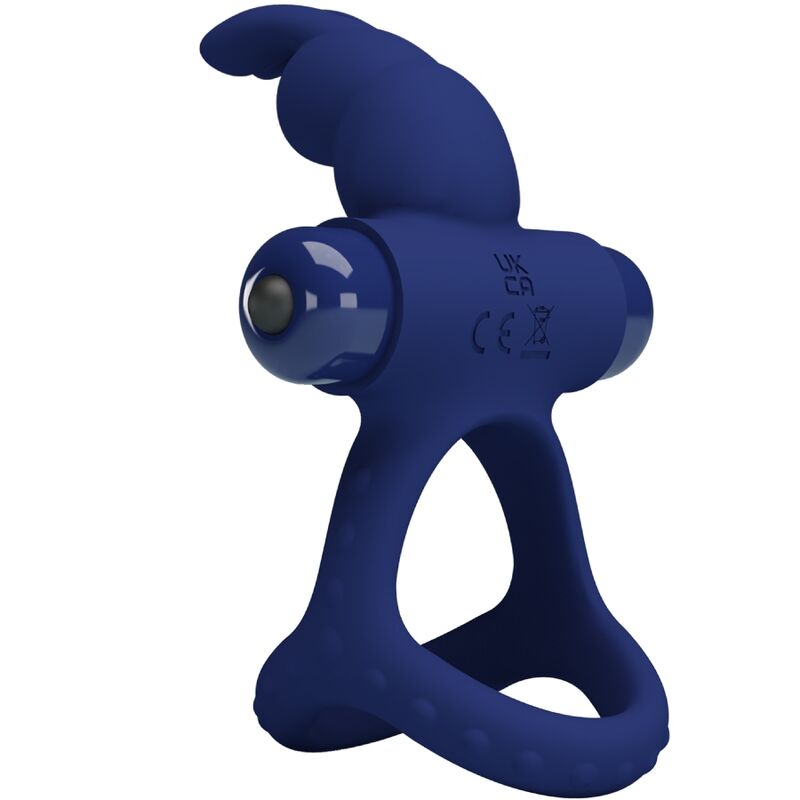 PRETTY LOVE - LUCHITO DOUBLE ANNEAU VIBRANT LAPIN BLEU – Image 5