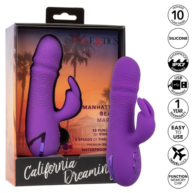 CALEXOTICS - MANHATTAN BEACH MARVEL VIBRATEUR RABBIT VIOLET PAR CALIFORNIA DREAMING – Image 9
