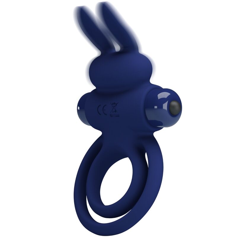 PRETTY LOVE - DAREY DOUBLE ANNEAU VIBRANT LAPIN BLEU – Image 2