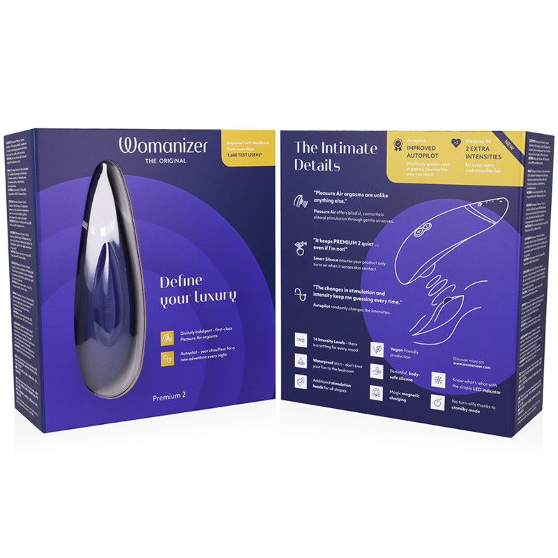 WOMANIZER - STIMULATEUR CLITORAL PREMIUM 2 BLUEBERRY – Image 2