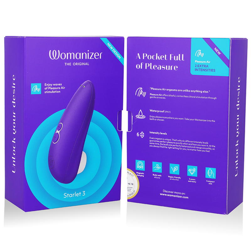 WOMANIZER - STIMULATEUR CLITORAL STARLET 3 INDIGO – Image 4