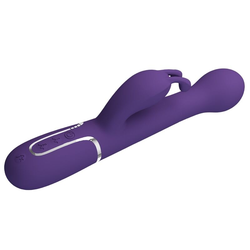 PRETTY LOVE - DEJON VIBRADOR RABBIT 3 EN 1 MULTIFUNCIÓN MORADO - Imagen 2