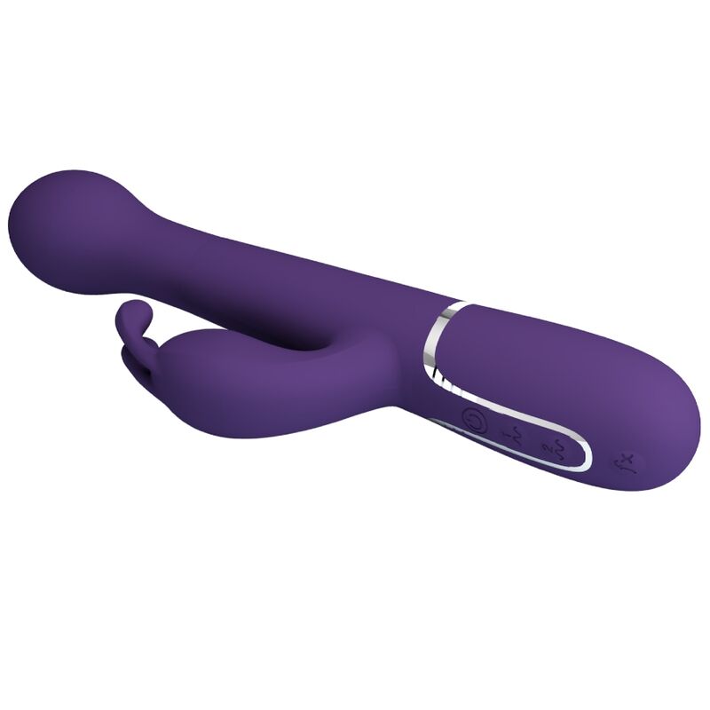 PRETTY LOVE - DEJON VIBRADOR RABBIT 3 EN 1 MULTIFUNCIÓN MORADO - Imagen 3