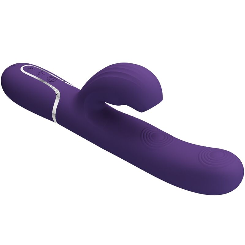 PRETTY LOVE - PERLITA VIBRADOR PUNTO G 3 EN 1 MULTIFUNCIÓN MORADO - Imagen 4