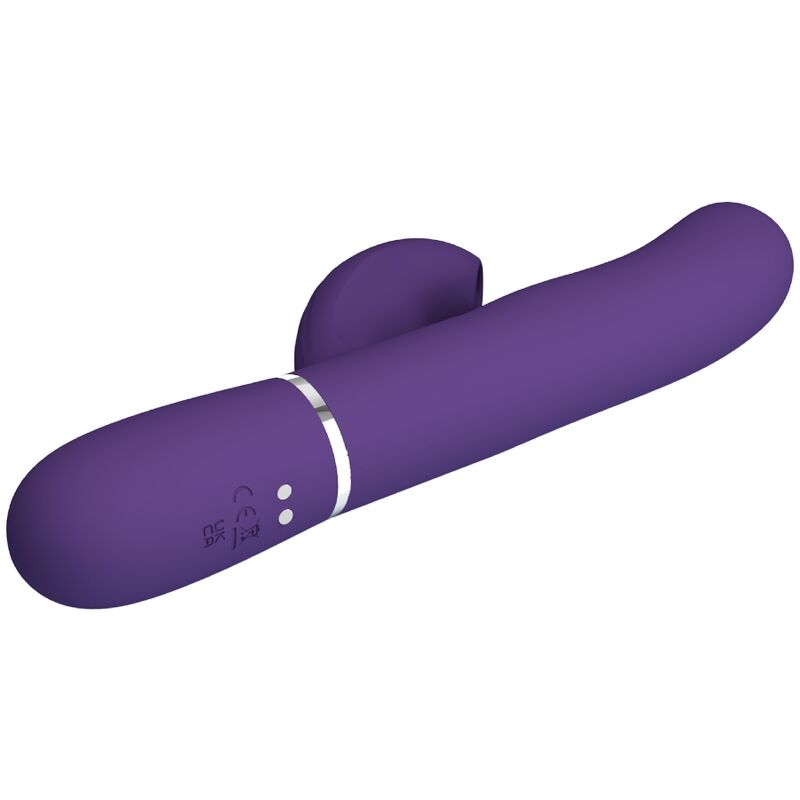 PRETTY LOVE - PERLITA VIBRADOR PUNTO G 3 EN 1 MULTIFUNCIÓN MORADO - Imagen 6