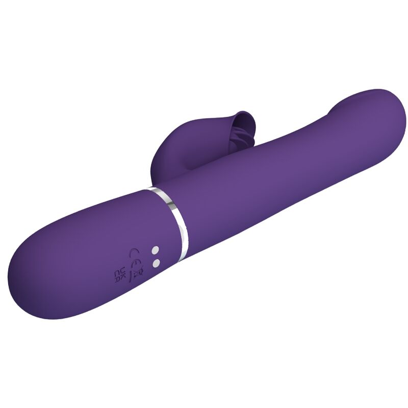 PRETTY LOVE - ZALIN PERLES VIBRATEUR LAPIN 4 EN 1 VIOLET – Image 3