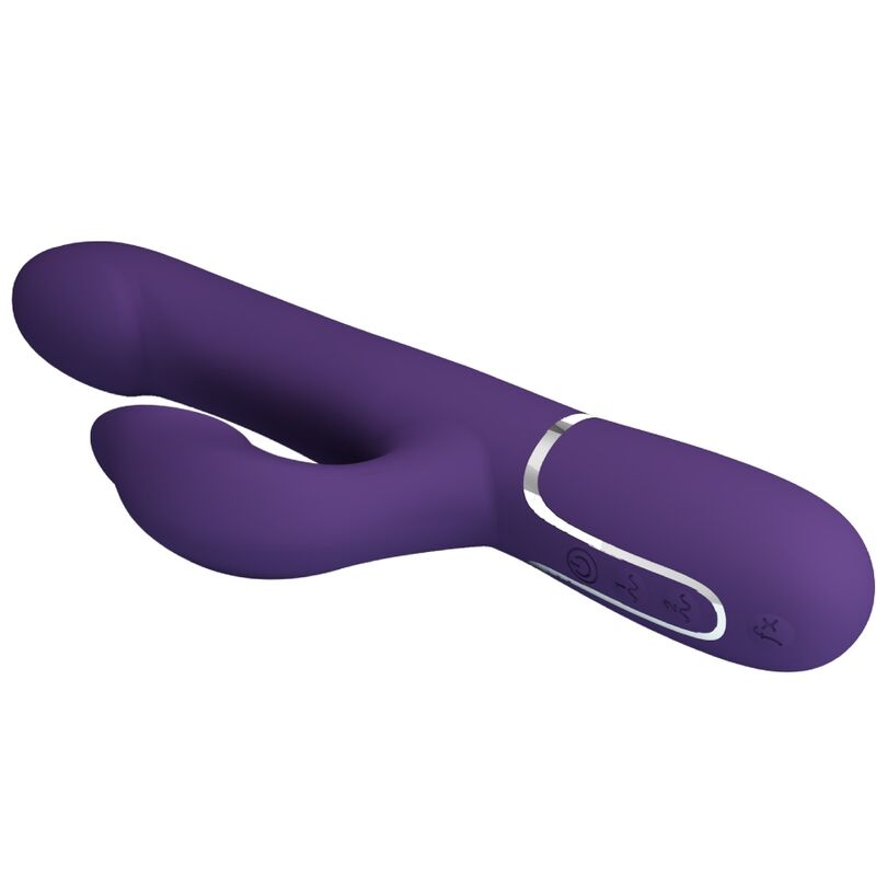 PRETTY LOVE - ZALIN PERLES VIBRATEUR LAPIN 4 EN 1 VIOLET – Image 4