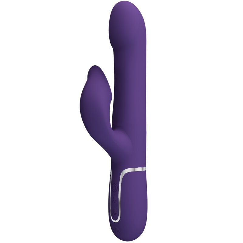 PRETTY LOVE - ZALIN PERLES VIBRATEUR LAPIN 4 EN 1 VIOLET – Image 10