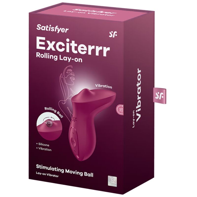 SATISFYER - VIBRATEUR EXCITERRR À POSER SUR LE CLITORIS FUCHSIA – Image 5