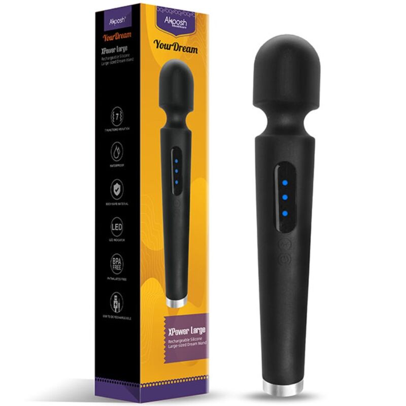 ARMONY - X POWER GRAND MASSAGE & VIBRATEUR 7 VIBRATIONS NOIR – Image 5