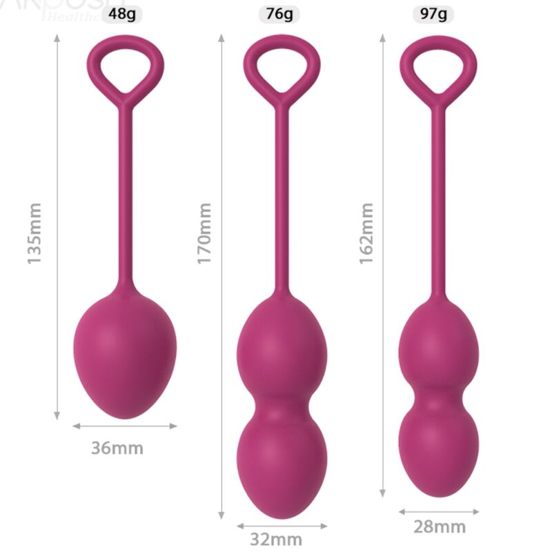 ARMONY - ANABIOSIS VAGINALHANTEL 3 EBENEN BURGUND – Bild 8