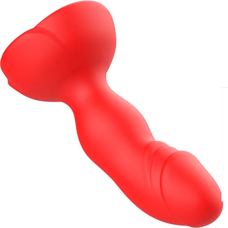 ARMONY - EXTREME A BLOOM ROSE VIBRATOR & ANALSTECKER FERNBEDIENUNG ROT – Bild 3