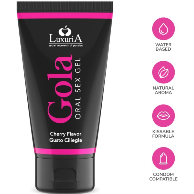 INTIMATELINE LUXURIA - GEL PER SESSO ORALE GUSTO CILIEGIA 50 ML - immagine 3