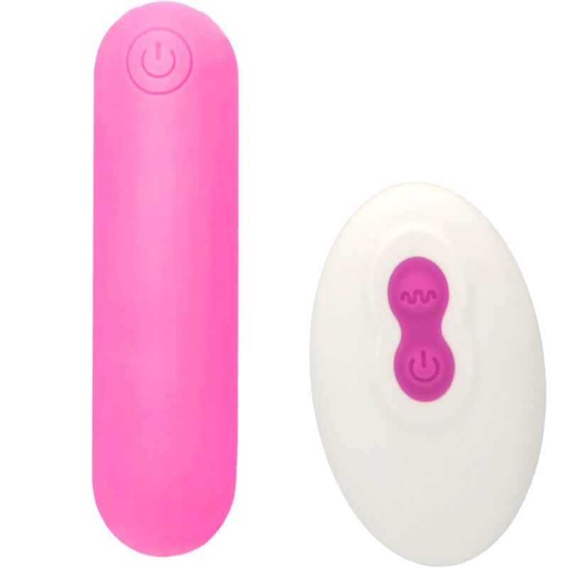 ARMONY - SPLASH JOLINE VIBRATEUR BULLET TÉLÉCOMMANDE EN SILICONE 10 VIBRATIONS 65 X 15 CM ROSE – Image 2