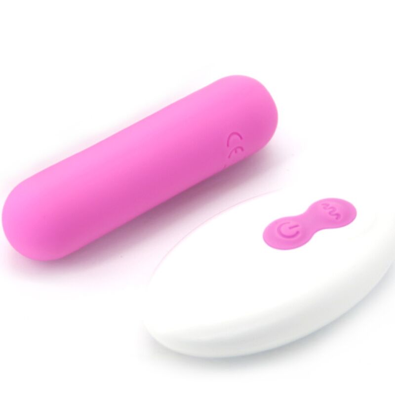 ARMONY - SPLASH JOLINE VIBRATEUR BULLET TÉLÉCOMMANDE EN SILICONE 10 VIBRATIONS 65 X 15 CM ROSE – Image 4