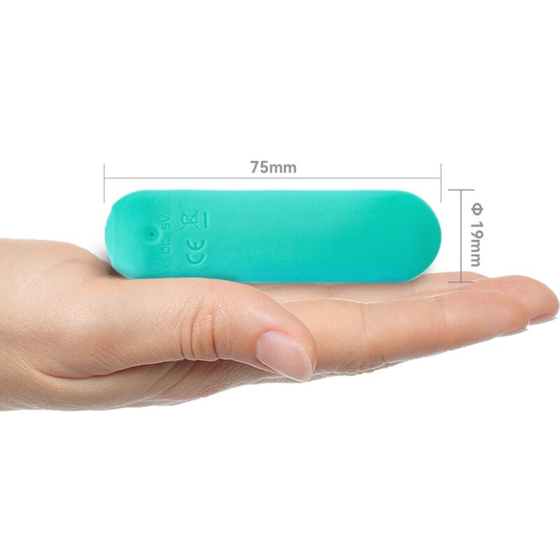 ARMONY - SPLASH HAHA VIBRATORE BULLET IN SILICONE 10 VIBRAZIONI 75 X 19 CM VERDE - immagine 5