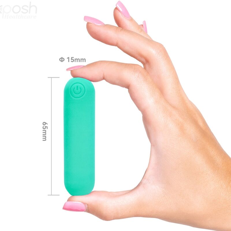 ARMONY - SPLASH JOLINE VIBRATEUR BULLET TÉLÉCOMMANDE EN SILICONE 10 VIBRATIONS 65 X 15 CM VERT – Image 5