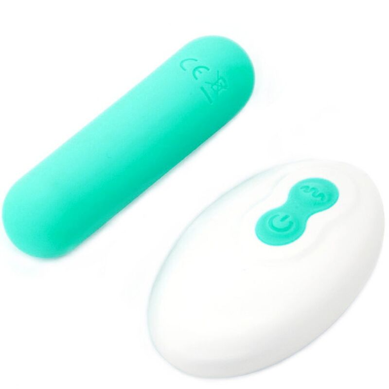 ARMONY - SPLASH JOLINE VIBRATEUR BULLET TÉLÉCOMMANDE EN SILICONE 10 VIBRATIONS 65 X 15 CM VERT – Image 4