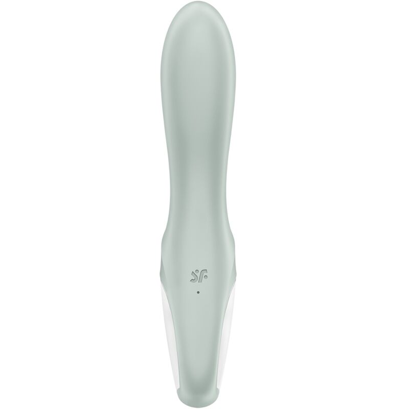 SATISFYER - AIR PUMP BOOTY 3 VIBRADOR ANAL INFLABLE VERDE GRIS - Imagen 3