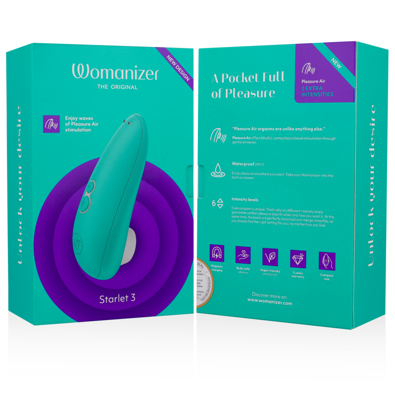 WOMANIZER - STIMULATEUR CLITORAL STARLET 3 TURQUOISE – Image 7