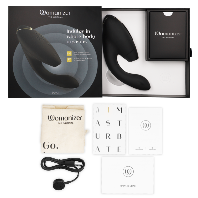 WOMANIZER - STIMULATEUR DUO 2 NOIR – Image 6