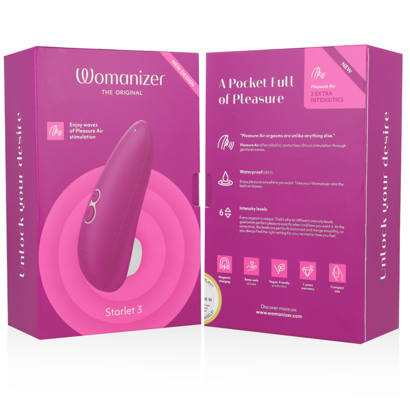 WOMANIZER - STIMULATEUR CLITORAL STARLET 3 VIOLET – Image 7
