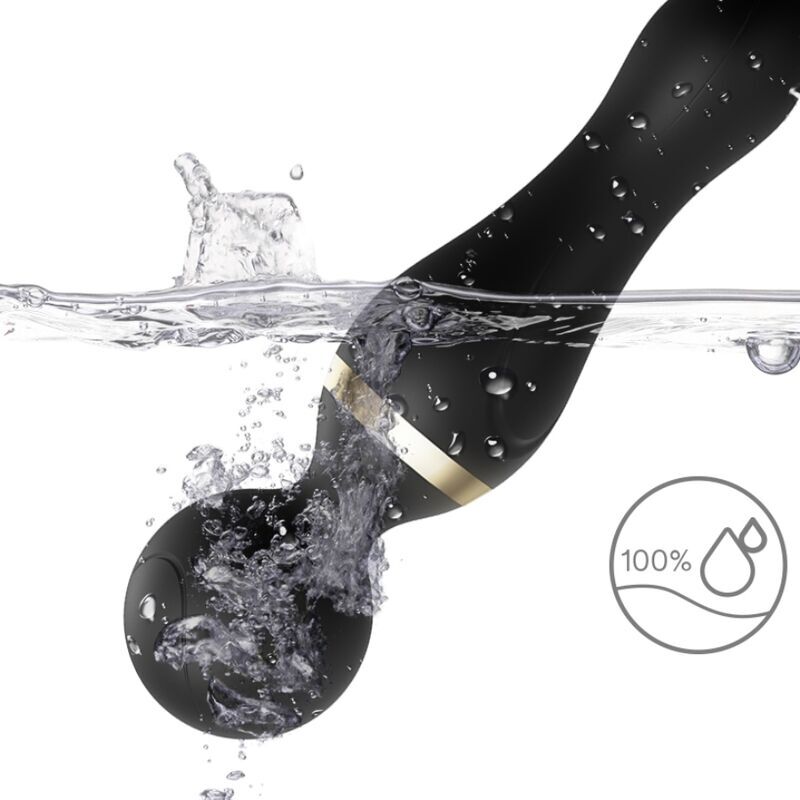 ARMONY - FREEZA MASSAGER & VIBRATEUR TÊTE SUPER FLEXIBLE NOIR – Image 3