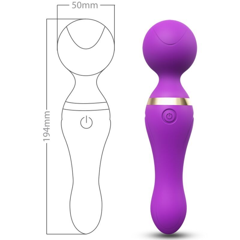 ARMONY - FREEZA MASSAGER & VIBRATEUR TÊTE SUPER FLEXIBLE VIOLET – Image 4