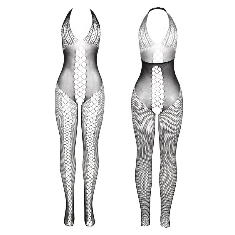 SUBBLIME - 951832 BODYSTOCKING CON SCHIENA APERTA E DETTAGLI INCROCIATI NERO TAGLIA UNICA - immagine 3