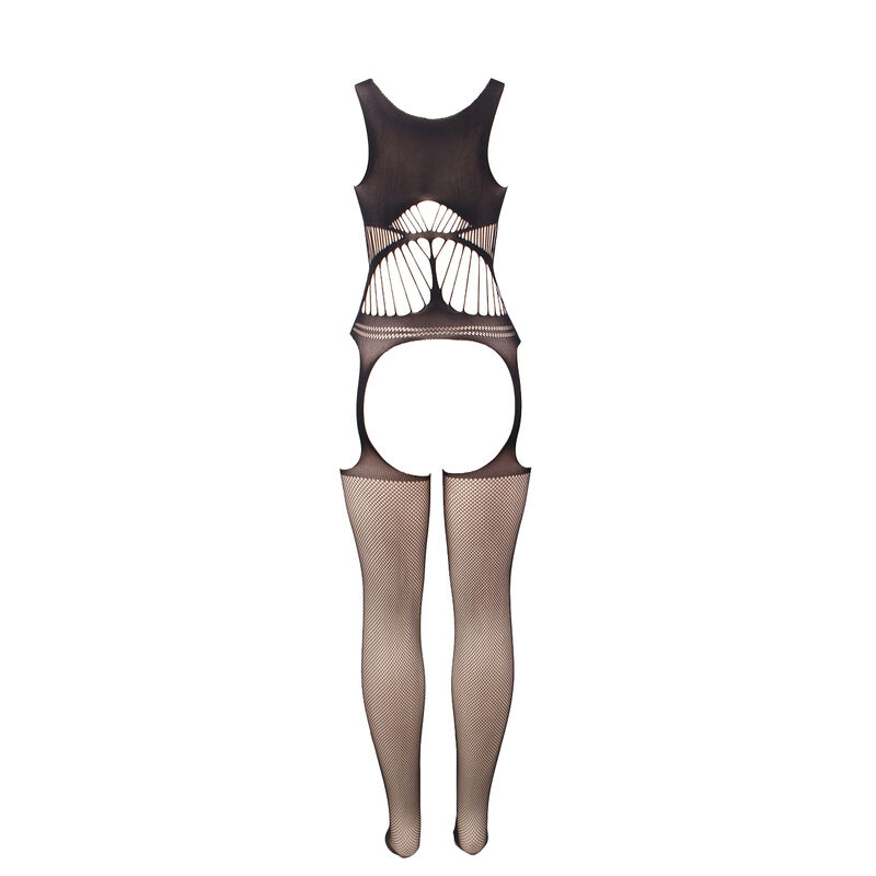 SUBBLIME - 951900 BODYSTOCKING SEM FUNDO DE REDE COM COPA E OMBROS ABERTOS PRETO TAMANHO ÚNICO - Image 3