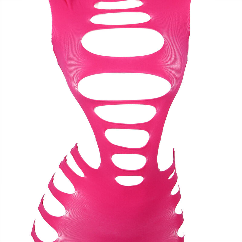 SUBBLIME - 952273 ROBE RÉSILLE ÉLASTIQUE MANCHES LONGUES ROSE TAILLE UNIQUE – Image 8