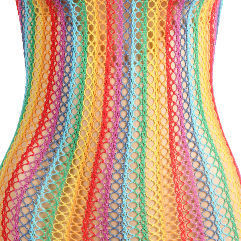 SUBBLIME - 952341 RAINBOW FISHNET DRESS ONE SIZE - Image 3