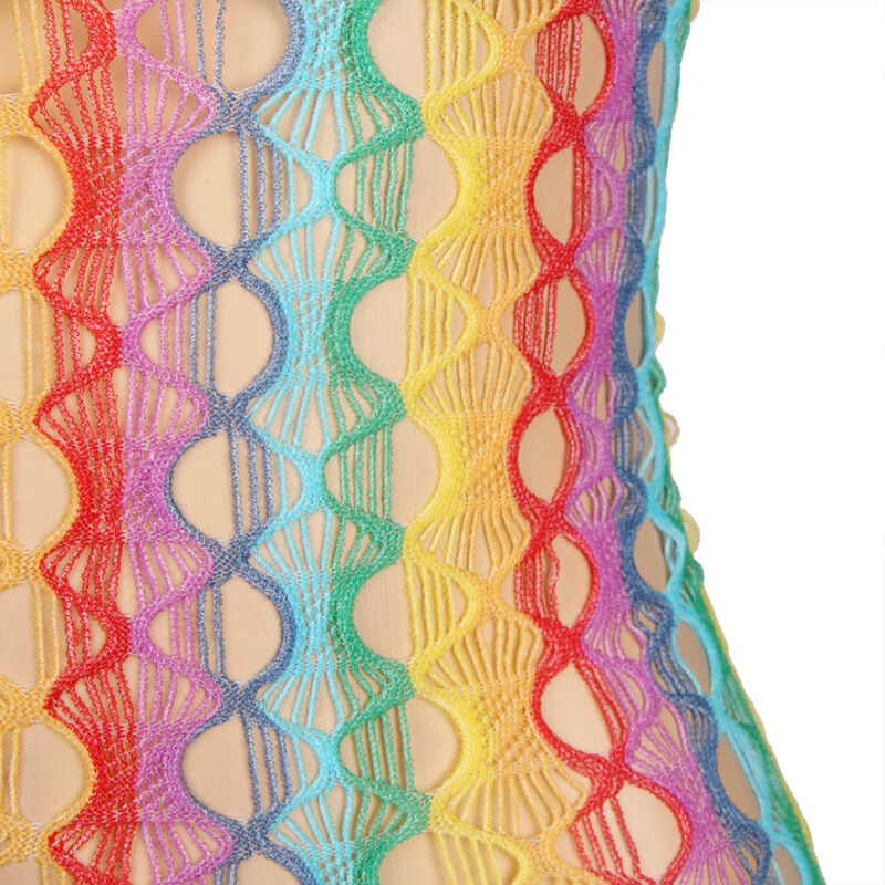 SUBBLIME - 952365 RAINBOW BARE SHOULDER FISHNET VESTIDO TAMANHO ÚNICO - Image 7