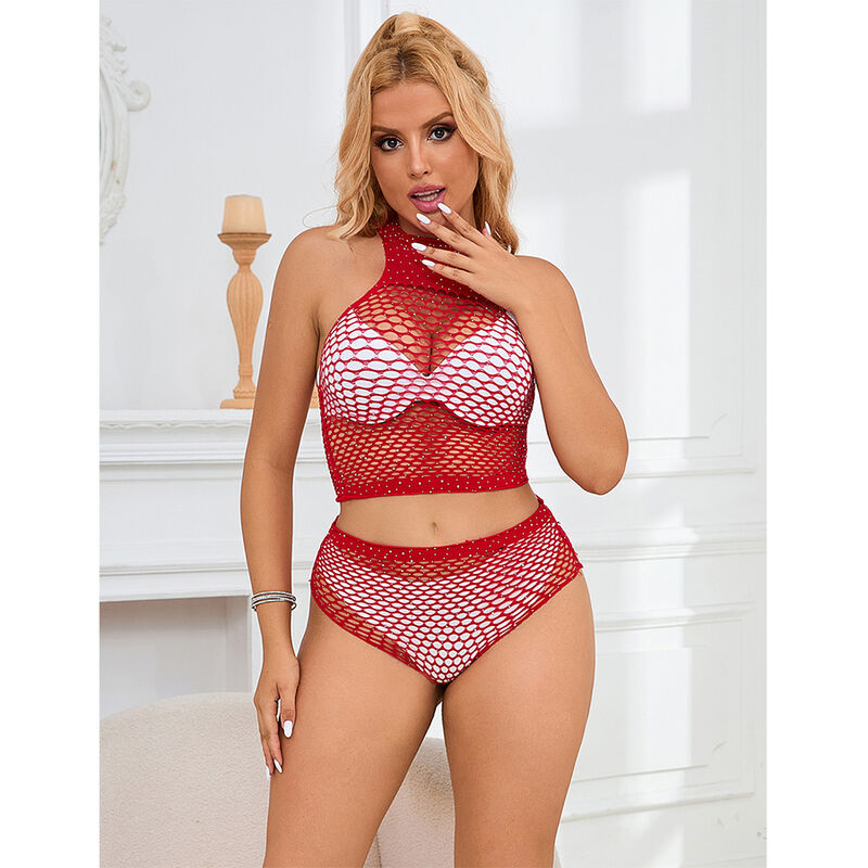 SUBBLIME - 952402 SET RETE CON DIAMANTI ROSA TAGLIA UNICA - immagine 7