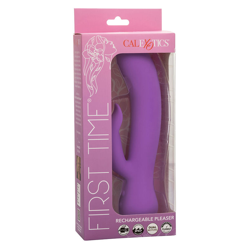 CALEXOTICS - FIRST TIME VIBRATEUR PLEASER RECHARGEABLE VIOLET – Image 8