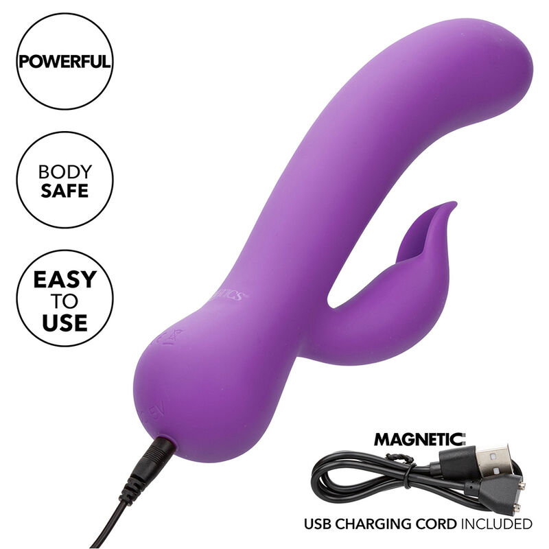 CALEXOTICS - FIRST TIME VIBRATEUR PLEASER RECHARGEABLE VIOLET – Image 5
