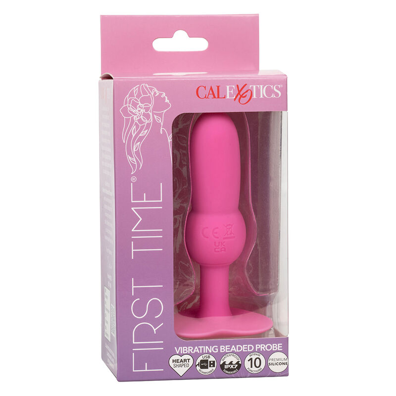 CALEXOTICS - FIRST TIME SONDE ANAL PLUG PERLÉE 10 VIBRATIONS ROSE – Image 6