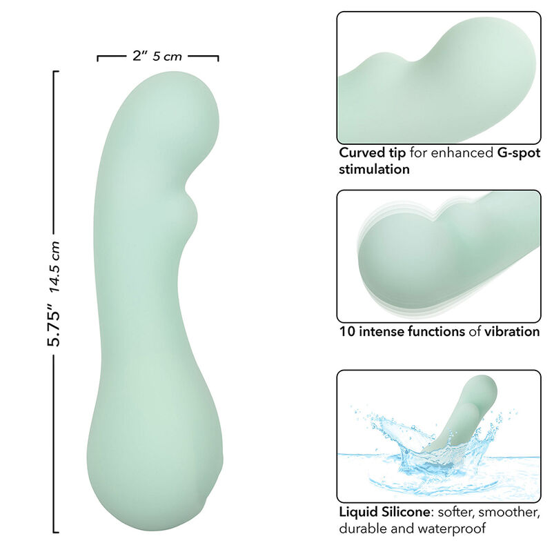 CALEXOTICS - PACIFICA BORA BORA ESTIMULATEUR POINT G 10 VIBRATIONS AQUA – Image 4