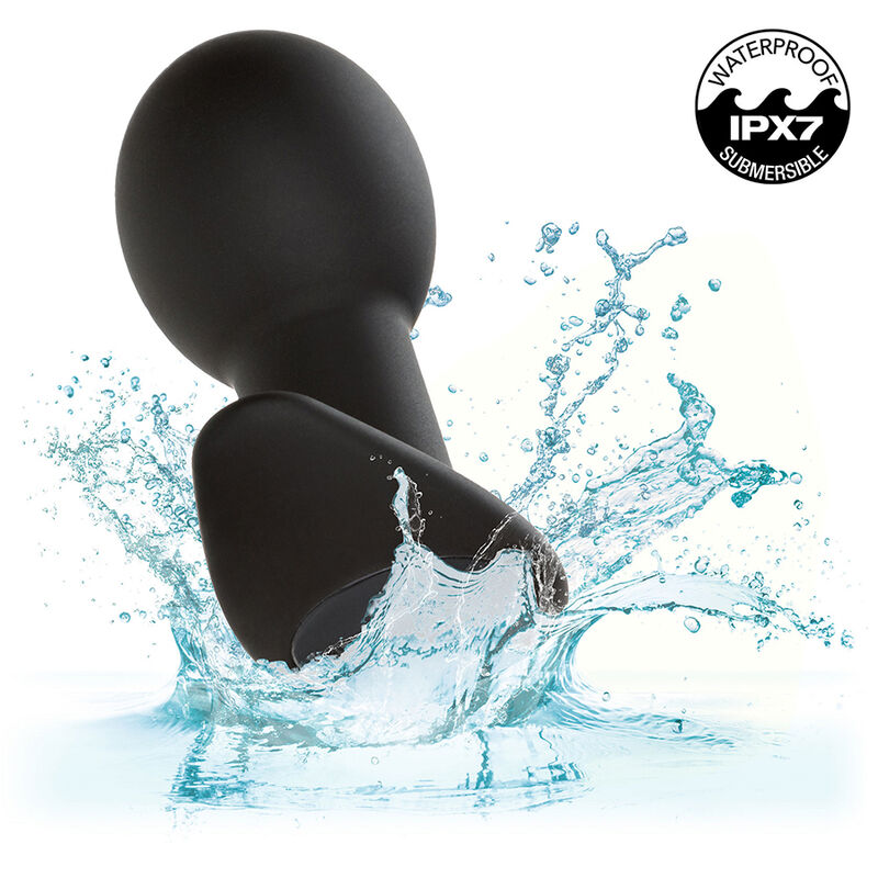 CALEXOTICS - ROCK BOTTOM PLUG ANAL 10 VIBRAÇÕES SILICONE PRETO - Image 5