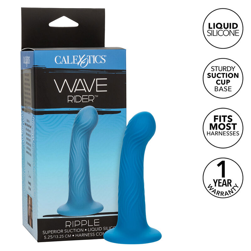 CALEXOTICS - WAVE RIDER RIPPLE PLUG ANAL AZUL - Imagen 9