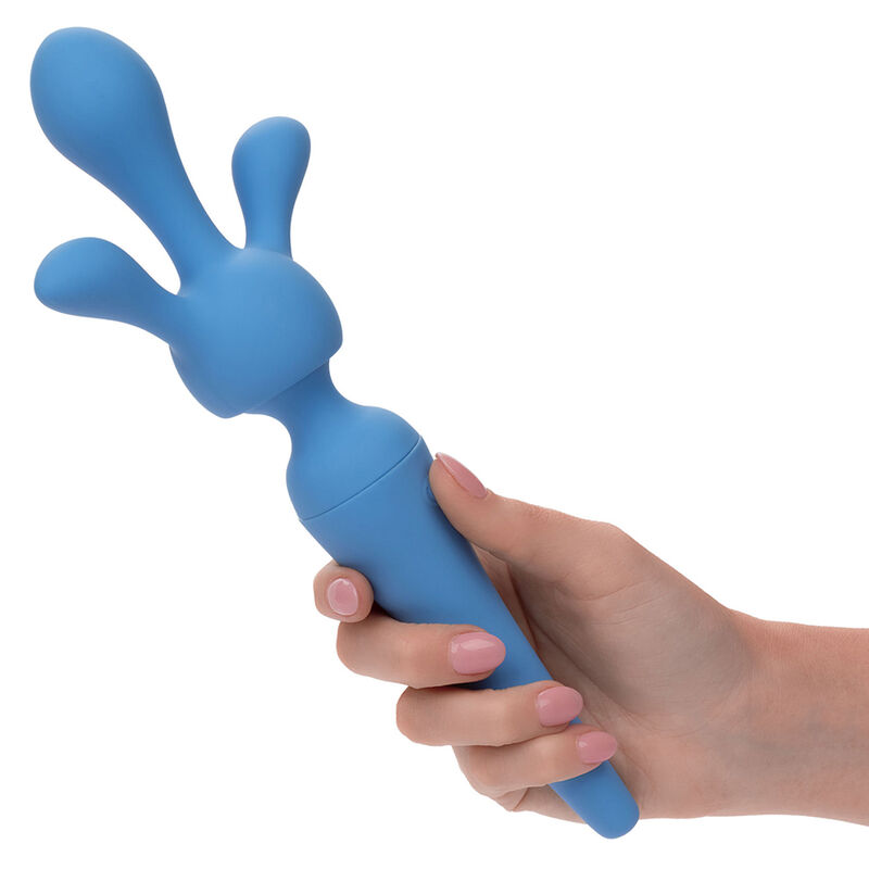 CALEXOTICS - COUTURE KIT VIBRADOR WAND 10 VIBRACIONES AZUL - Imagen 5