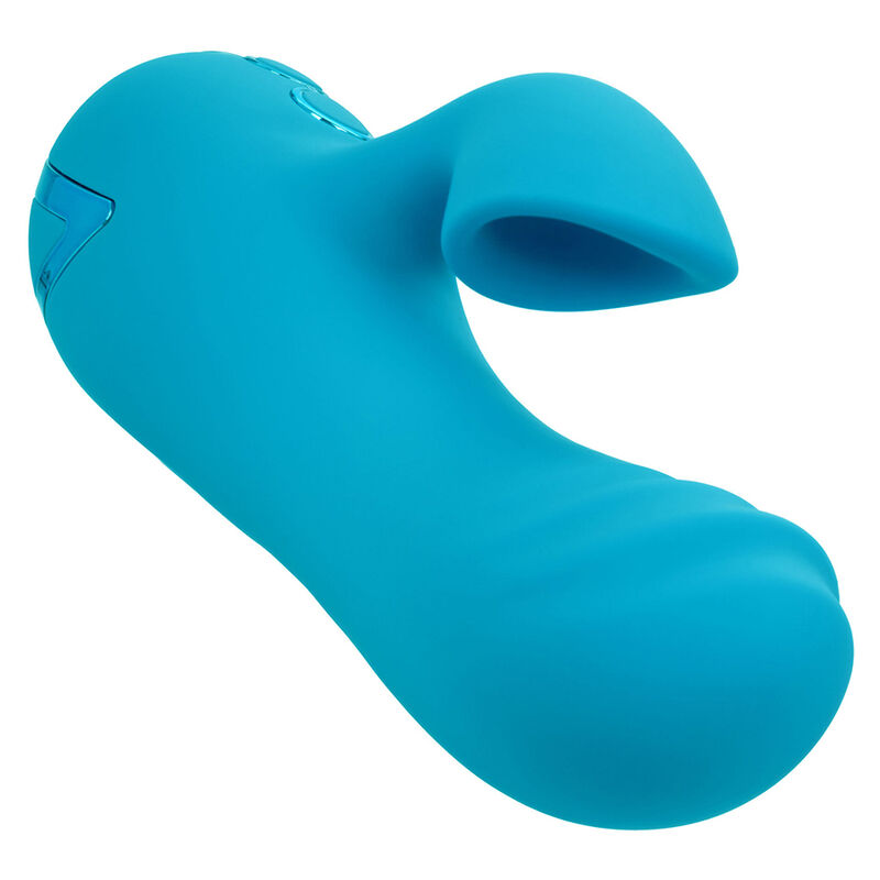 CALEXOTICS - SUNSET BEACH SEDUCER VIBRATEUR & STIMULATEUR 10 FONCTIONS BLEU – Image 4
