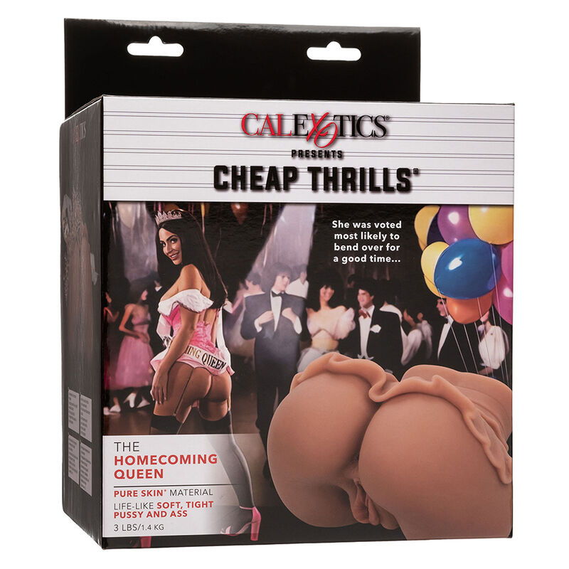 CALEXOTICS - LA REINE DU RETOUR À LA MAISON MASTURBATEUR DOUBLE RÉALISTE CARAMEL – Image 6